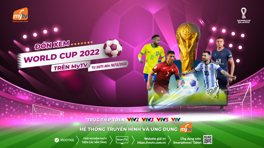 Khán giả Truyền hình MyTV đón xem trọn vẹn FIFA World Cup 2022