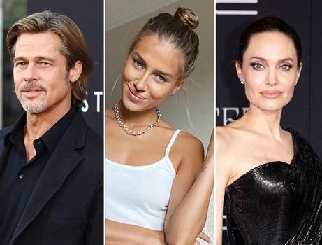 Brad Pitt hẹn hò chân dài nóng bỏng là bản sao của Angelina Jolie?