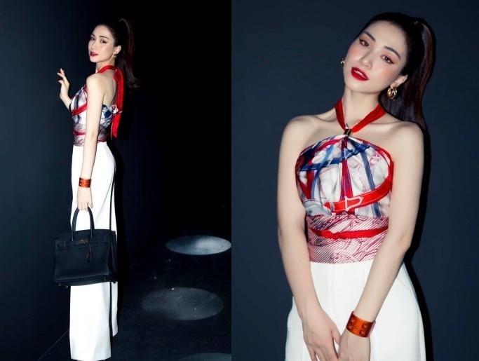 Sao đẹp tuần qua: Thanh Hằng, Hoà Minzy phá cách quấn khăn làm váy