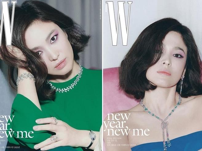Mỹ nữ xứ Hàn - Song Hye Kyo khác lạ trên bìa tạp chí