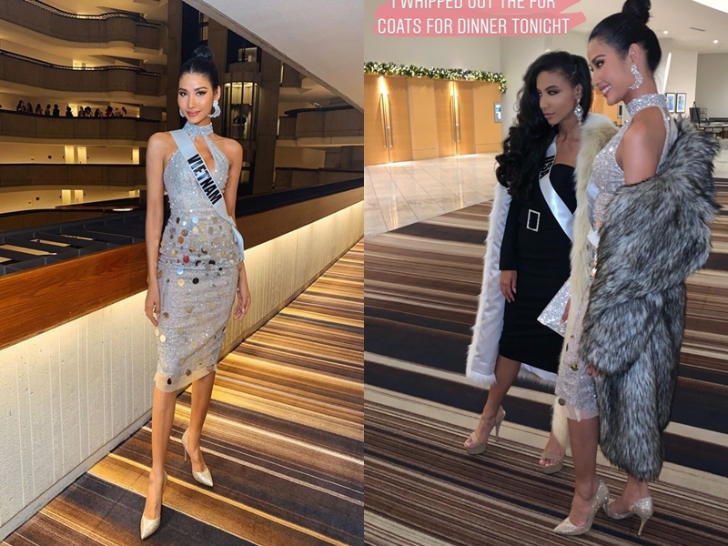 Hoàng Thùy nổi bật lấn án dàn thí sinh Hoa hậu Hoàn vũ 2019
