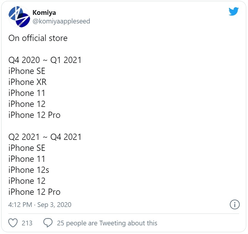 iPhone 12s giá rẻ thay thế iPhone XR ra mắt khi nào?