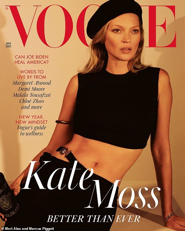 Nhan sắc Kate Moss không thay đổi sau 27 năm