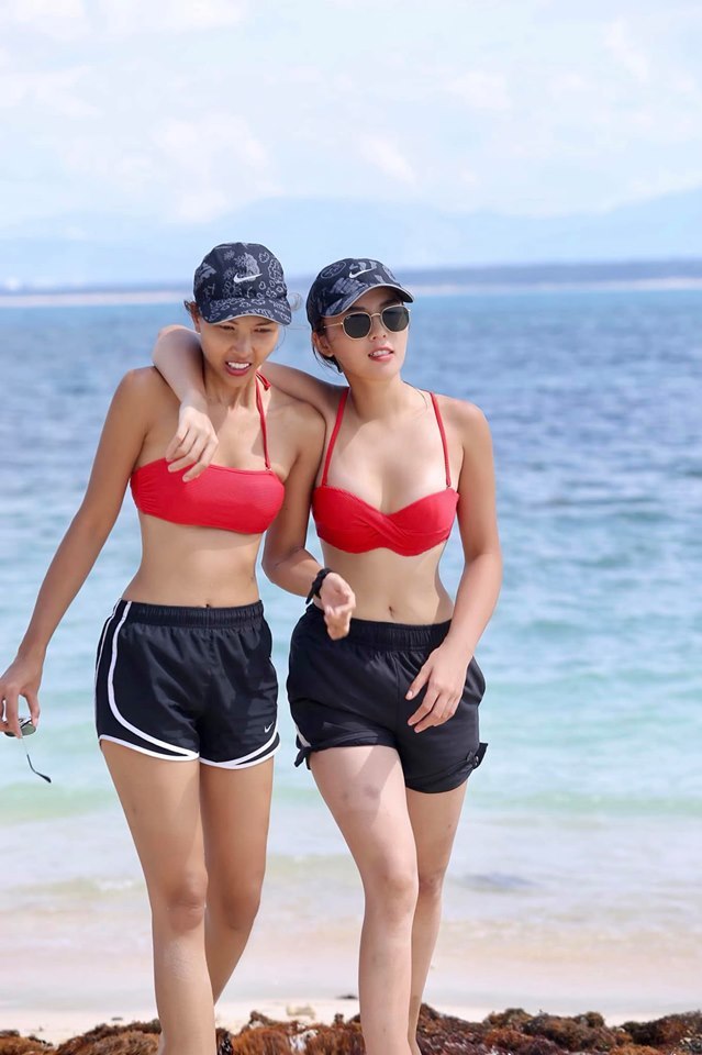 Kỳ Duyên - Minh Triệu là cặp đôi diện bikini sexy nhất showbiz Việt