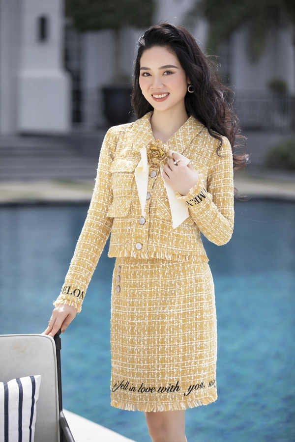 Hoa hậu Mai Phương xinh đẹp, quyến rũ tuổi 35