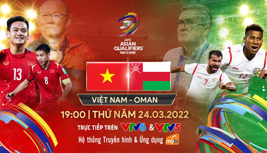 Truyền hình MyTV trực tiếp trận Việt Nam - Oman: Tiếp đà chiến thắng