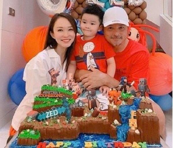 Phạm Văn Phương - Lý Minh Thuận tổ chức sinh nhật cho con trai 6 tuổi