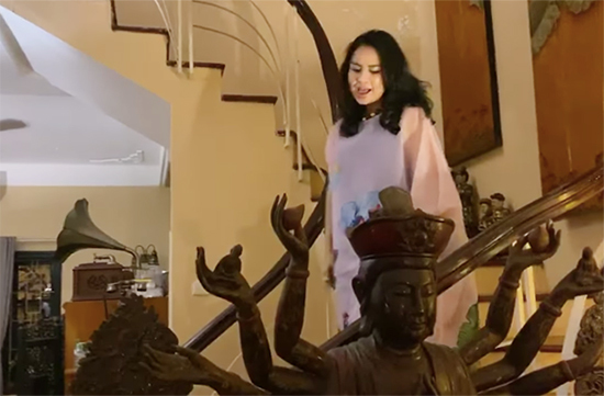 Không gian sống nhiều tượng Phật của Diva Thanh Lam