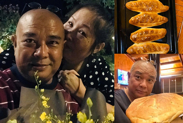NSND Hồng Vân khoe tài lẻ làm bánh mì xuất sắc của chồng Lê Tuấn Anh