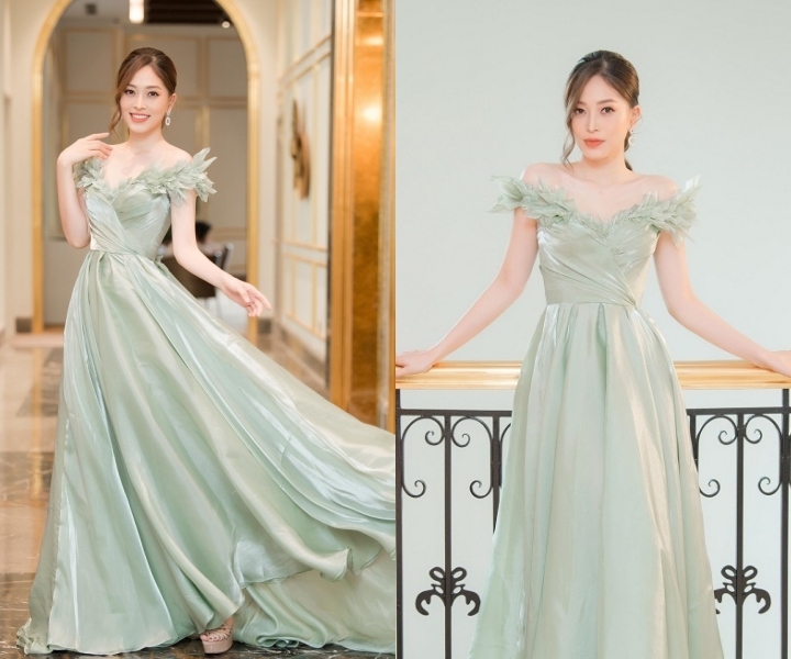 Hương Giang, Ngọc Trinh ngọt ngào, duyên dáng với váy xoè