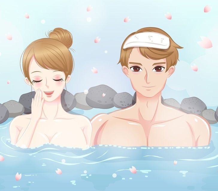 Tại sao người Nhật tắm vào buổi tối?
