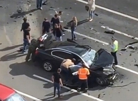 Siêu xe của Tổng thống Putin bị đâm, tài xế chết tại chỗ