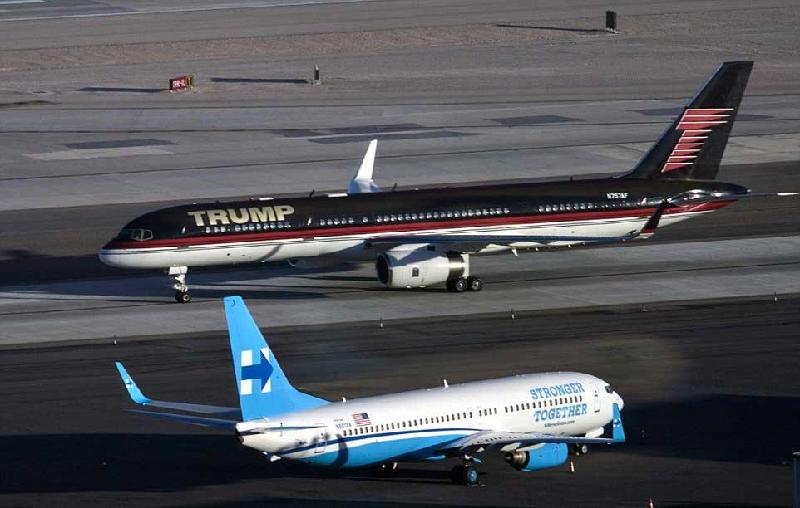 bầu cử Tổng thống Mỹ, Hillary , máy bay, Không lực 1, Donald Trump