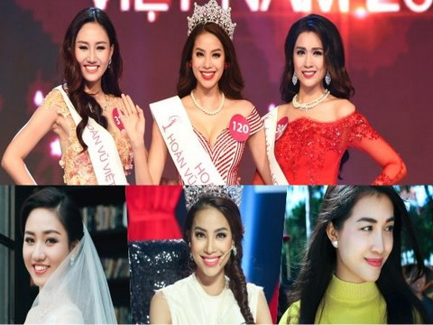 Một năm sau đăng quang, ba người đẹp 'Hoa hậu hoàn vũ Việt Nam' giờ ra sao?