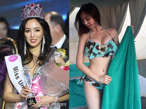 Body sexy, vòng 1 căng đầy của tân Hoa hậu Hàn Quốc đang gây sốt