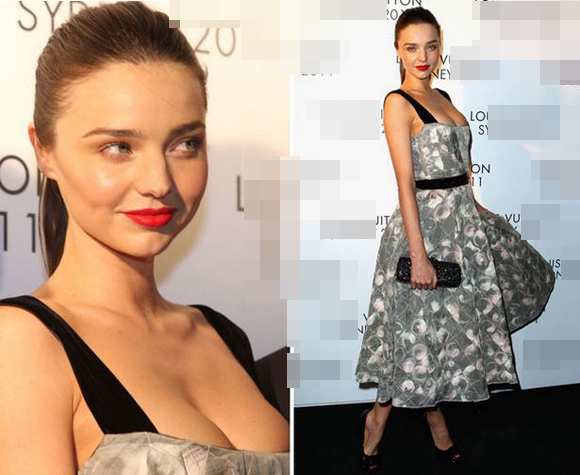 Cô thể hiện vẻ đẹp quyến rũ và cổ điển trong thiết kế hiệu Louis Vuitton khi tham dự một sự kiện tổ chức tại Sydney, Úc.