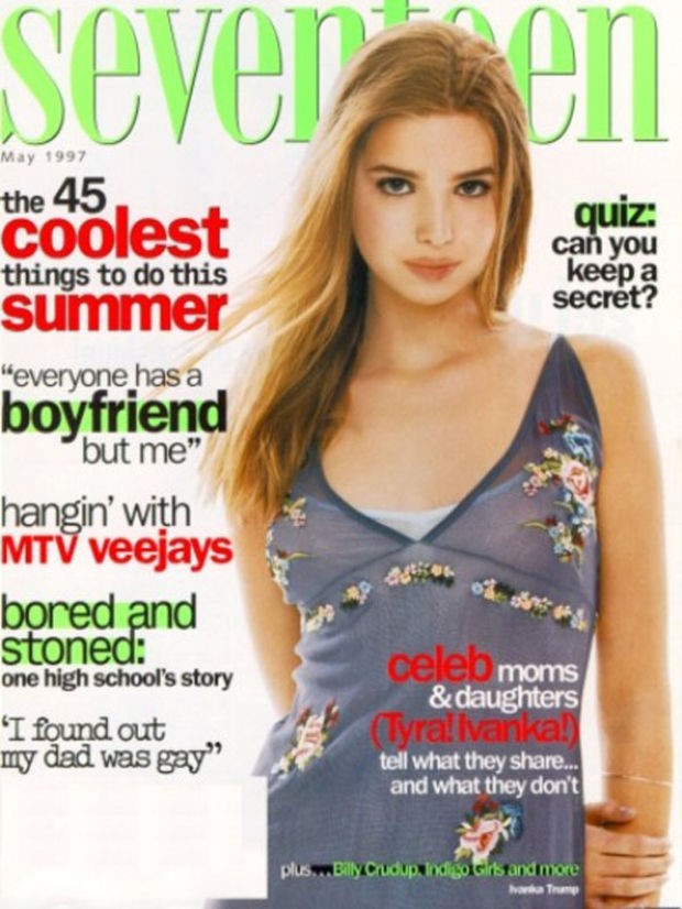 Năm 1997, Ivanka lần đầu tiên xuất hiện trên bìa của tạp chí 