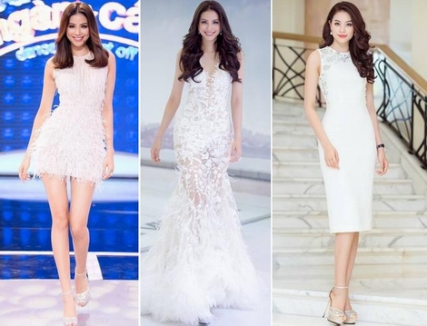 Phạm Hương - 'Nữ hoàng' váy trắng của showbiz Việt