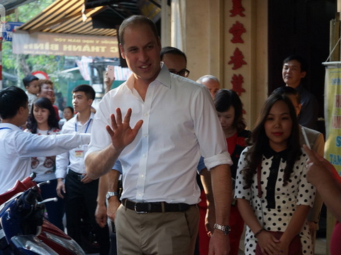 Một ngày của Hoàng tử William tại Hà Nội