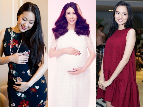 7 hoa hậu Việt chứng minh nhan sắc 'xịn' khi mang bầu vẫn như hoa như ngọc