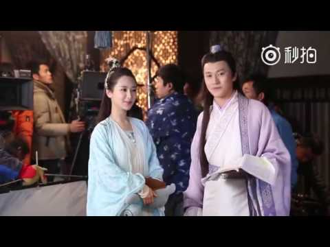 Dương Tử và Tần Tuấn Kiệt đáng yêu trong hậu trường phim Tru tiên.