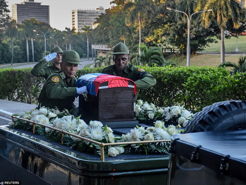 Hành trình cuối cùng của lãnh tụ Fidel Castro về nơi an nghỉ