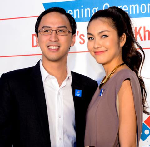 Tăng Thanh Hà cùng chồng Louis Nguyễn.