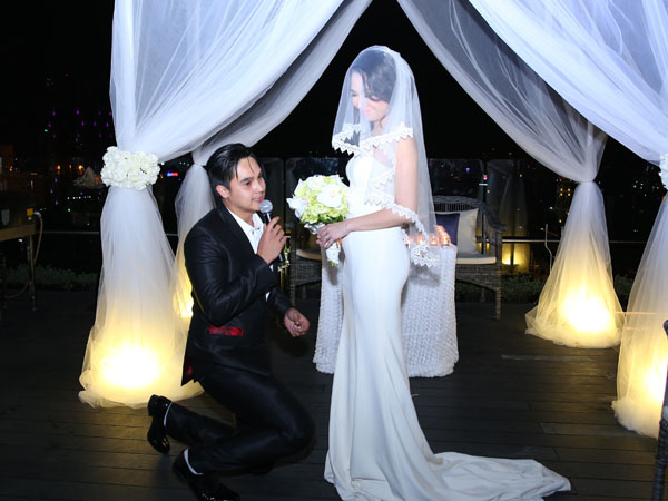 Hình ảnh đám cưới ngọt ngào của Baggio và Quỳnh Trâm.