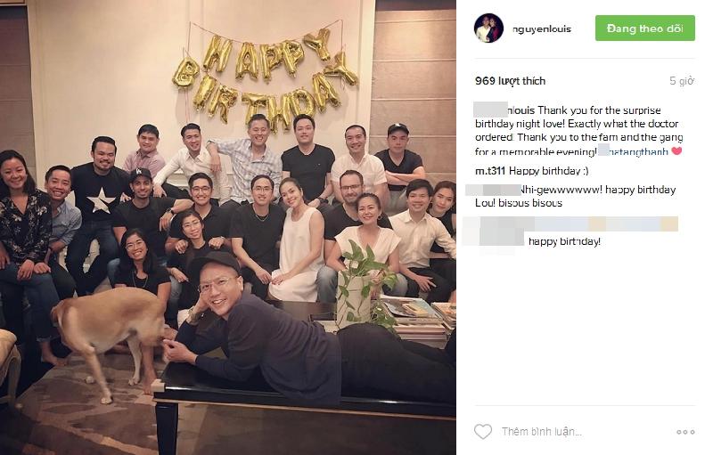Chia sẻ của Louis Nguyễn về bữa tiệc sinh nhật của mình
