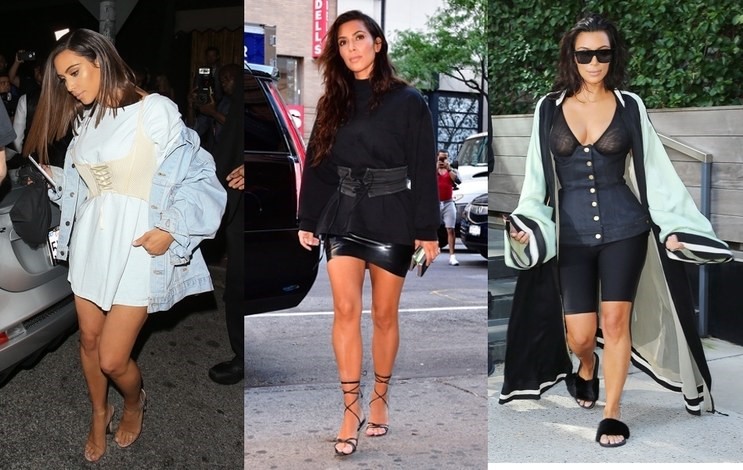 Không thể phủ nhận xu hướng corset của thập niên 1990 đang xuất hiện khắp mọi nơi - từ sàn diễn đến đường phố. Và chị em nhà Kardashian góp công lớn mang corset trở lại, nhất là ngôi sao truyền hình thực tế Kim 
