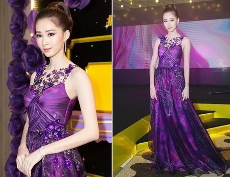 Sút cân, Hoa hậu Thu Thảo vẫn khiến quan khách trầm trồ tại sự kiện