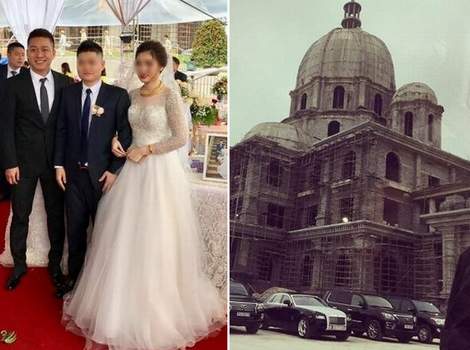 Đám cưới 'khủng' tổ chức bên lâu đài của đại gia 'có tiếng' ở Ninh Bình
