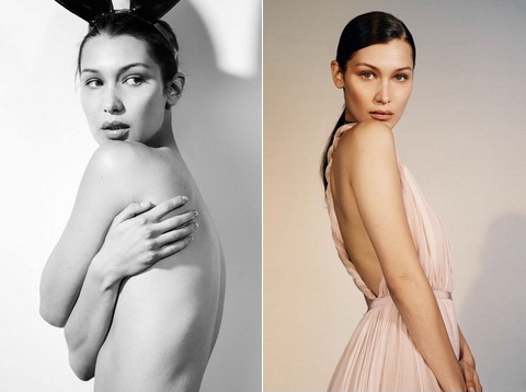 Người mẫu Bella Hadid bán nude trên tạp chí