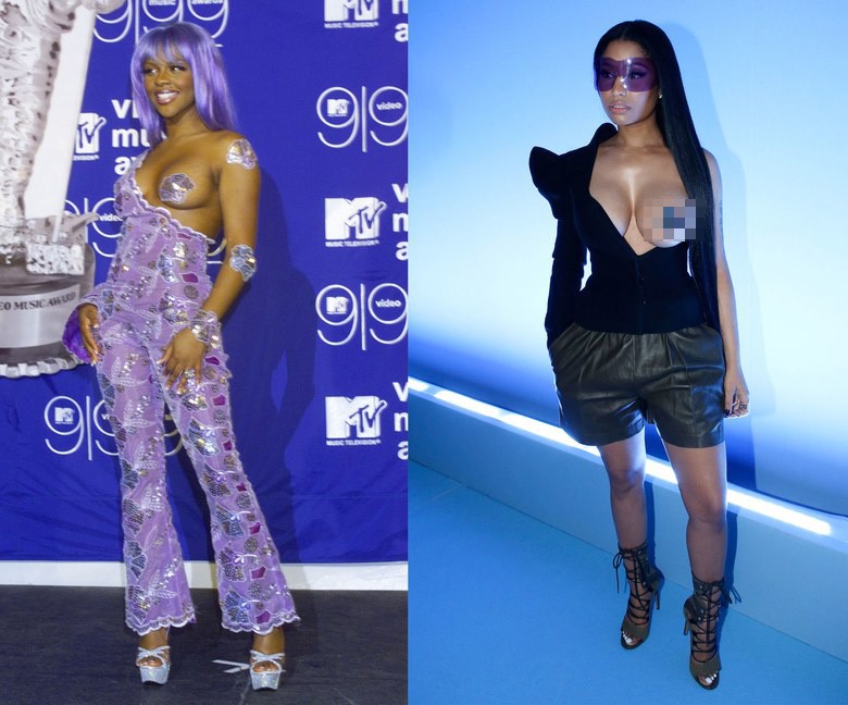 Tạp chí Vogue nhận xét phong cách thời trang của Nicki Minaj quá táo bạo, thậm chí còn so sánh cô với hình ảnh Lil’ Kim trên thảm đỏ MTV Video Music Awards năm 1999. 