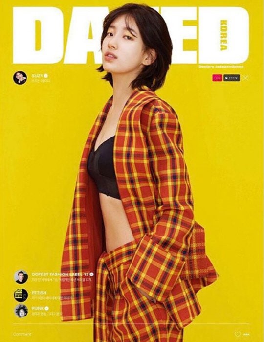 Suzy còn xuất hiện trên tạp chí 