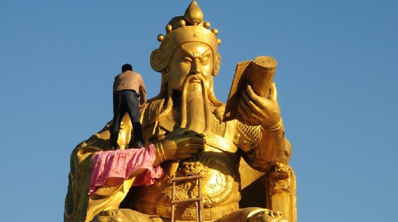 Tượng Quan Vũ, một trong những vị tướng thời Tam Quốc được biết đến nhiều nhất ở Đông Á thông qua tiểu thuyết 