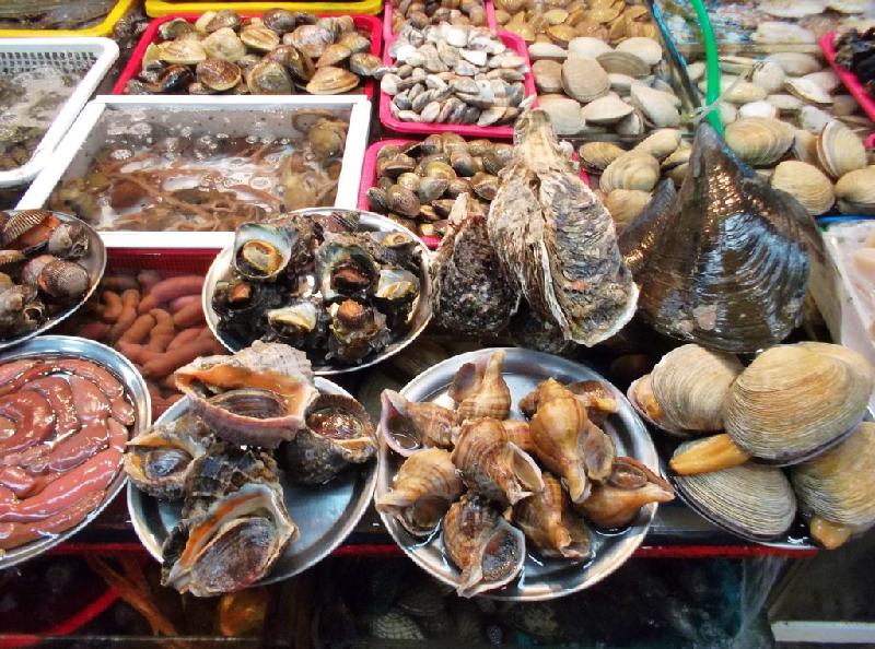 14. Nếm hải sản tươi ở chợ cá Jagalchi: Là chợ hải sản lớn nhất nước, Jagalchi ở Busan ở nơi bạn chắc chắn phải ghé qua, nếu hải sản là món ưa thích của bạn. Tôm cá nơi đây tươi đến mức nào? Bạn có thể chọn cá từ quầy hàng bất kỳ, và xem người bán nấu nó ngay trước mắt. Ảnh: Greatfountain.