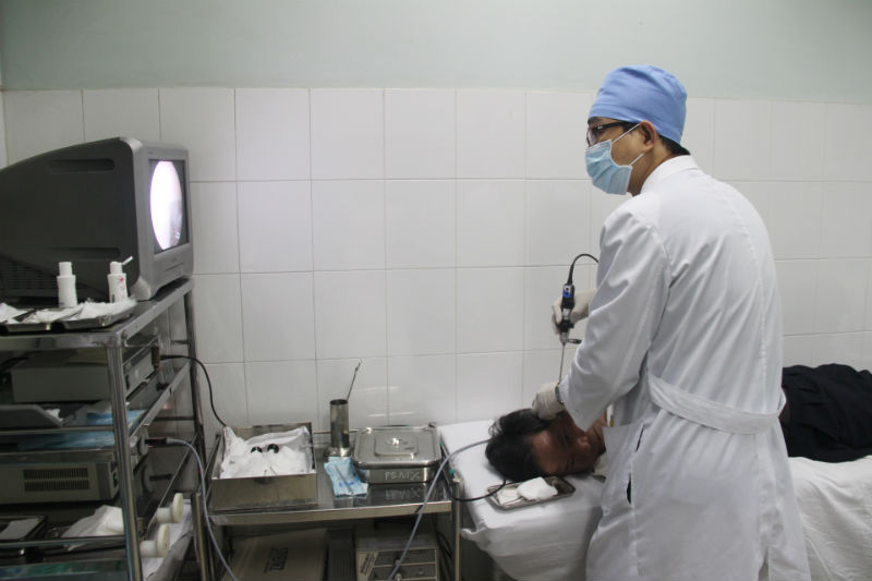 Người bệnh tới thăm khám tại BV Tai mũi họng TP HCM