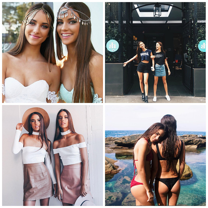 Cả hai thường xuyên xuất hiện cùng nhau trong các sự kiện.   Trên Instagram, hai cô nàng sở hữu hơn 400.000 lượt theo dõi. Bên cạnh việc làm người mẫu thời trang, Renee và Elisha đang theo học tại trường Đại học Unity ở Queensland.