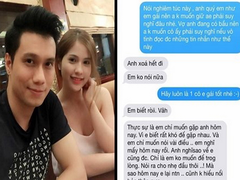 Công khai tin nhắn gạ tình của nữ diễn viên nổi tiếng với Việt Anh 'Người phán xử'