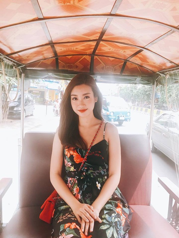 Hoa hậu Đỗ Mỹ Linh hứng khởi: 