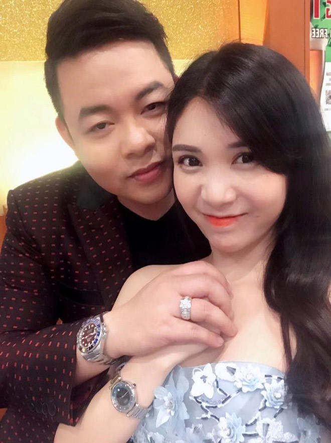 Quang Lê và người yêu Thanh Bi bị nghi tạo chiêu trò PR. Ảnh: FBNV.