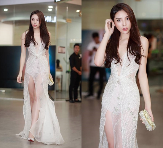 Hoa hậu Việt Nam 2014 Kỳ Duyên khoe hình ảnh gợi cảm, thân hình quyến rũ của mình sau nhiều tháng tập luyện và ăn uống nghiêm ngặt.