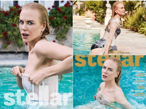 Nicole Kidman khoe thân hình ướt át ở tuổi ngũ tuần