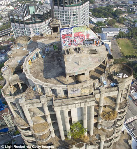 Lạnh gáy với “Tòa tháp ma” chọc trời giữa lòng Bangkok - Ảnh 3.