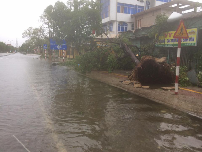 Nước ngập ở Quảng Bình