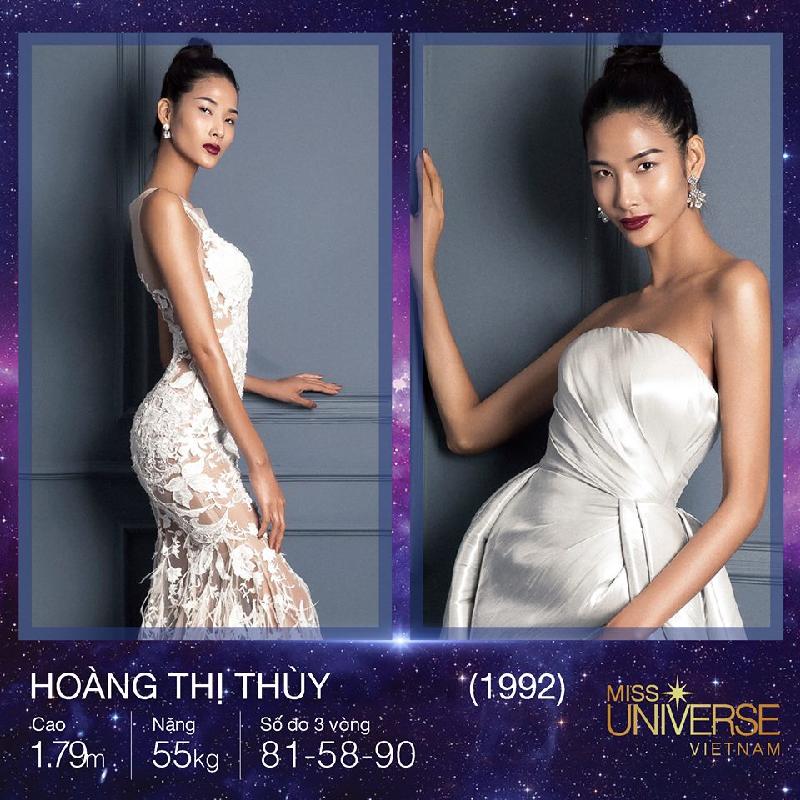 Hoàng Thùy chính thức dự thi Hoa hậu Hoàn vũ Việt Nam 2017.