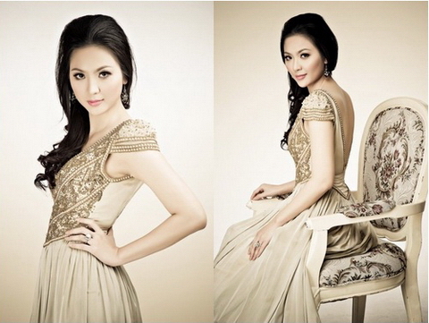 Nhan sắc đáng ngưỡng mộ của Hoa hậu U40 Phan Thu Ngân
