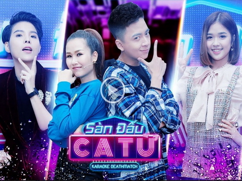 Gameshow Sàn đấu ca từ 'gây sốt' với cặp MC 'tăng động' Ngô Kiến Huy, Võ Hạ Trâm