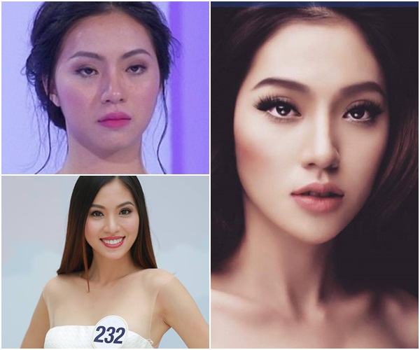 Học trò Lan Khuê tại The Face mùa đầu - Bảo Ngọc ghi danh tại Hoa hậu Hoàn vũ Việt Nam 2017. Tuy nhiên, gương mặt thật của cô khác xa so với hình ảnh dự thi online được photoshop kỹ càng.